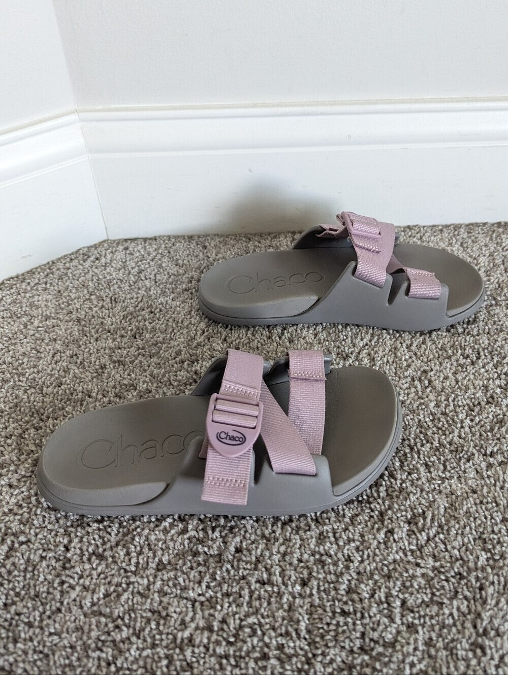 Chaco Chillos Slides Sandals - Mauve Light Purple sz 6